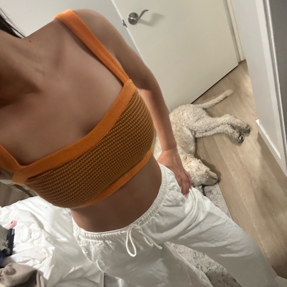Vintage Zara crochet crop top